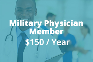 Military Physician member 1 year suscription